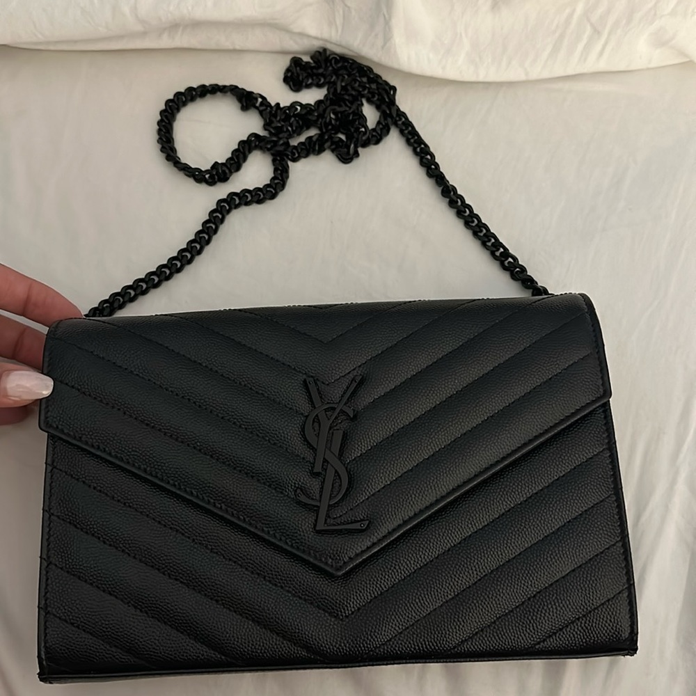 YSL Monogram Wallet on Chain